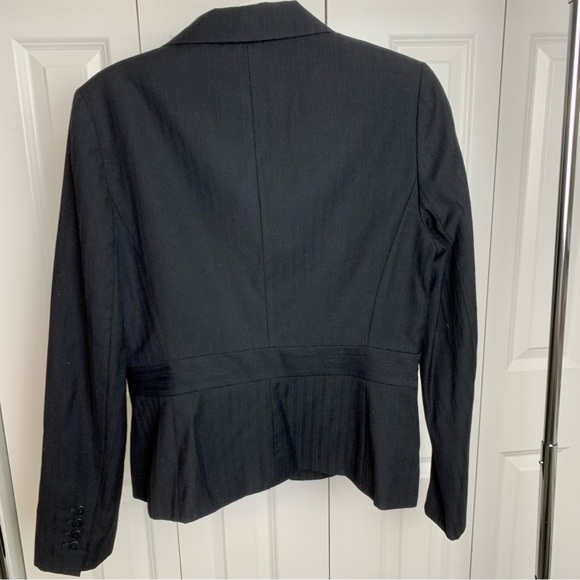 LOFT 100% Wool Black Jacket - Picture 2 of 3